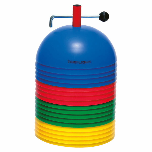 TOEI LIGHT（トーエイライト） 体育用品 テープ 印 マーカー ライン引き ソフトコーナーポイント〈20個1組〉(各色5個) 【マルチカラー】 G1446  {SK}