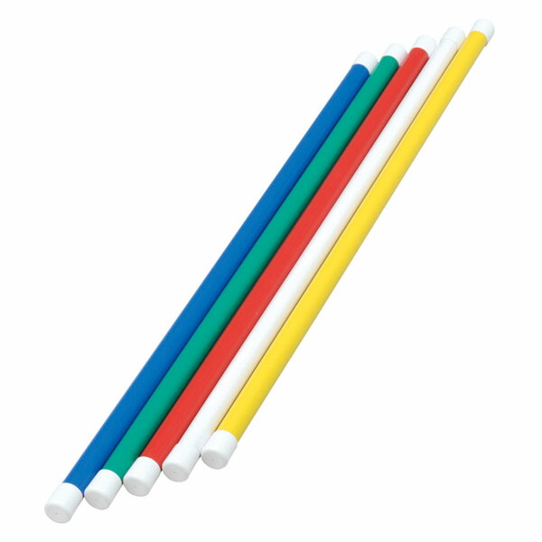 TOEI LIGHT（トーエイライト） 体育用品 体操 新体操用品 体操棒100cm〈5色1組〉 【マルチカラー】 T2793  {SK}