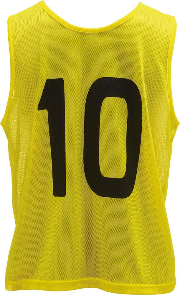 UNDER ARMOUR （アンダーアーマー） サッカー ゲームシャツ・パンツ UA チーム ナンバー ビブス (10枚セット) 【サンライト】 1295510 737 ビブス チーム 識別 メンズ 男性用 黄 20SS {SK}_1