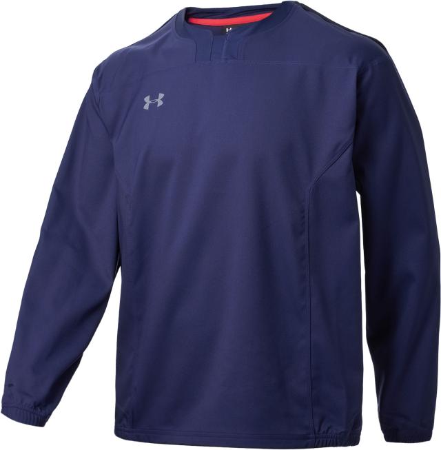 UNDER ARMOUR （アンダーアーマー） ラグビー・アメフト ウインドウェア UA チーム コンタクト ピステ トップス 【ネイビー/グレー】 1348472 410 ピステシャツ ロングスリーブ メンズ 男性用 ドーム ネイビー 紺 灰 20FW {NP}