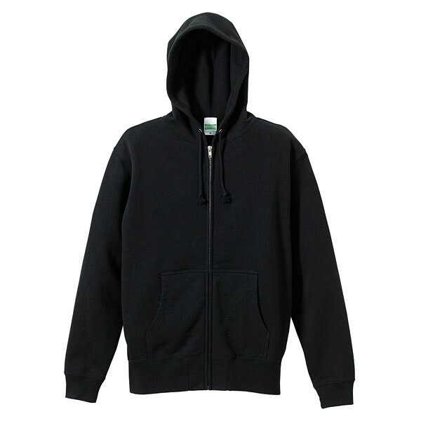United Athle （ユナイテッドアスレ） カジュアル スウェット・トレーナ 10.0オンス スウェット フルジップパーカ  XXXL 【ブラック】 521301XX 2 スウエットパーカー メンズ・レディース 男性用・女性用 黒 23 {SK}