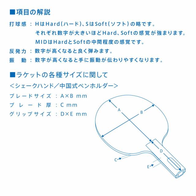 VICTAS （ヴィクタス） 卓球 ラケット SWAT SPEED(スワット スピード) 【ウッド】 310025 シェークラケット 卓球ラケット メンズ・レディース 男性用・女性用 木 21 {SK}_3