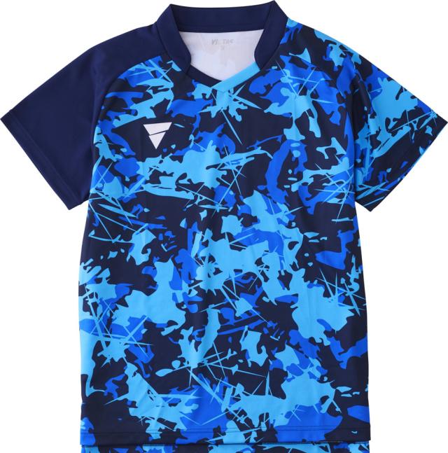 VICTAS （ヴィクタス） 卓球 ゲームシャツ・パンツ V-GS318 【ネイビー】 512311 6000 ゲームウェア ゲームシャツ メンズ・レディース 男性用・女性用 紺 23FW {NP}