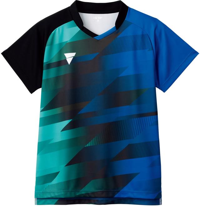 VICTAS （ヴィクタス） 卓球 ゲームシャツ・パンツ V-GS400 【ブルー】 512401 5000 ゲームウェア ゲームシャツ メンズ・レディース 男性用・女性用 青 24SS {NP}