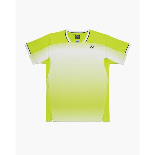 YONEX （ヨネックス） テニス ゲームシャツ・パンツ ユニゲームシャツ 【フレッシュライム】 10704 680 ゲームシャツ ショートスリーブ メンズ・レディース 男性用・女性用 グリーン 緑 26SS {NP}