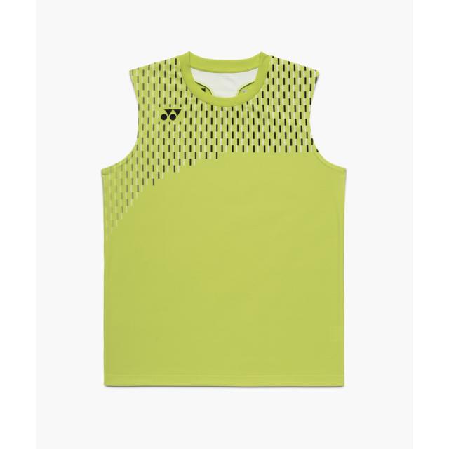 YONEX （ヨネックス） バドミントン ゲームシャツ・パンツ メンズゲームシャツ（ノースリーブ） 【フレッシュライム】 10715 680 ゲームシャツ ノースリーブ メンズ 男性用 グリーン 緑 26SS {NP}