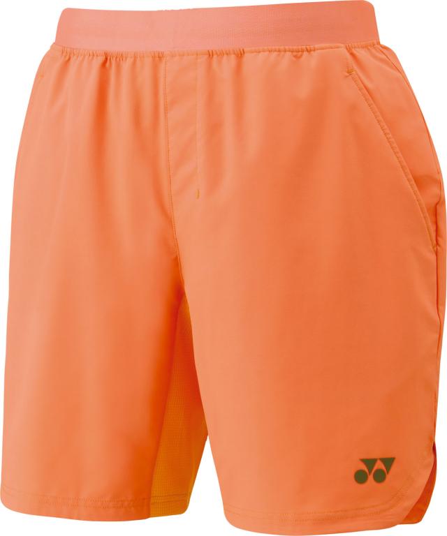YONEX （ヨネックス） テニス ゲームシャツ・パンツ ユニハーフパンツ 【ハイオレンジ】 15198 752 ゲームパンツ ハーフパンツ メンズ・レディース 男性用・女性用 オレンジ 橙 25FW {NP}
