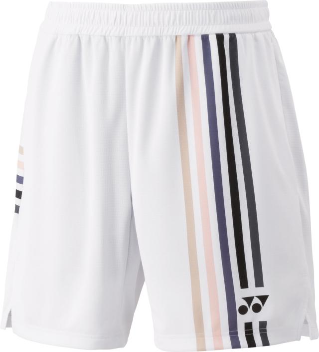 YONEX （ヨネックス） バドミントン ゲームシャツ・パンツ メンズニットハーフパンツ 【ホワイト】 15205 011 ゲームパンツ ハーフパンツ メンズ 男性用 ホワイト 白 25FW {NP}