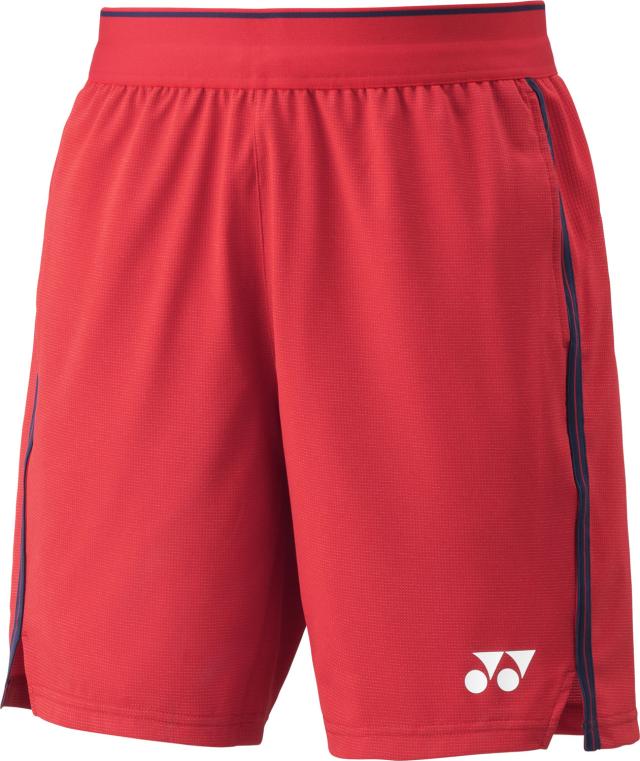 YONEX （ヨネックス） バドミントン ゲームシャツ・パンツ メンズニットハーフパンツ 【クリアーレッド】 15207 459 ゲームパンツ ハーフパンツ メンズ 男性用 レッド 赤 25FW {NP}