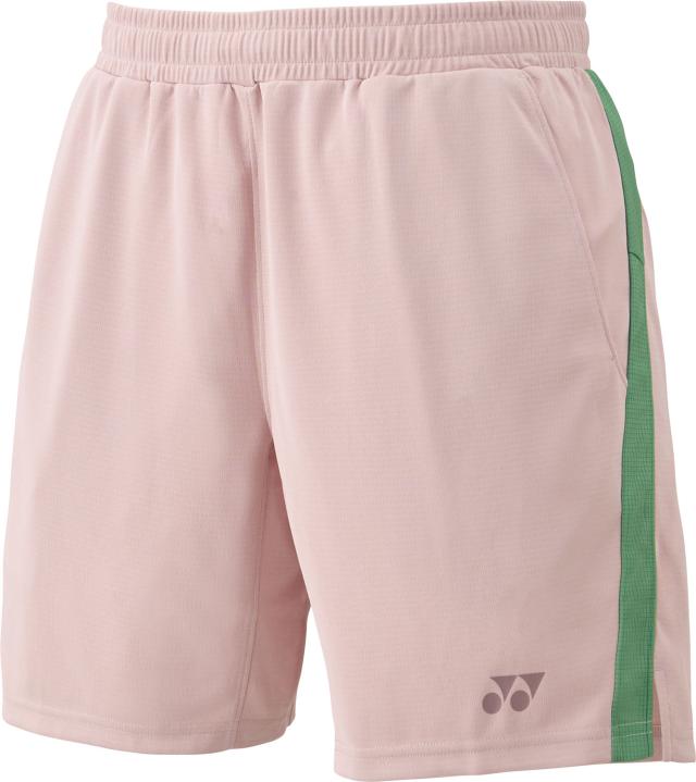 YONEX （ヨネックス） テニス ゲームシャツ・パンツ ユニニットハーフパンツ 【スモークピンク】 15210Y 486 ゲームパンツ ハーフパンツ メンズ・レディース 男性用・女性用 ピンク 桃 25SS {NP}