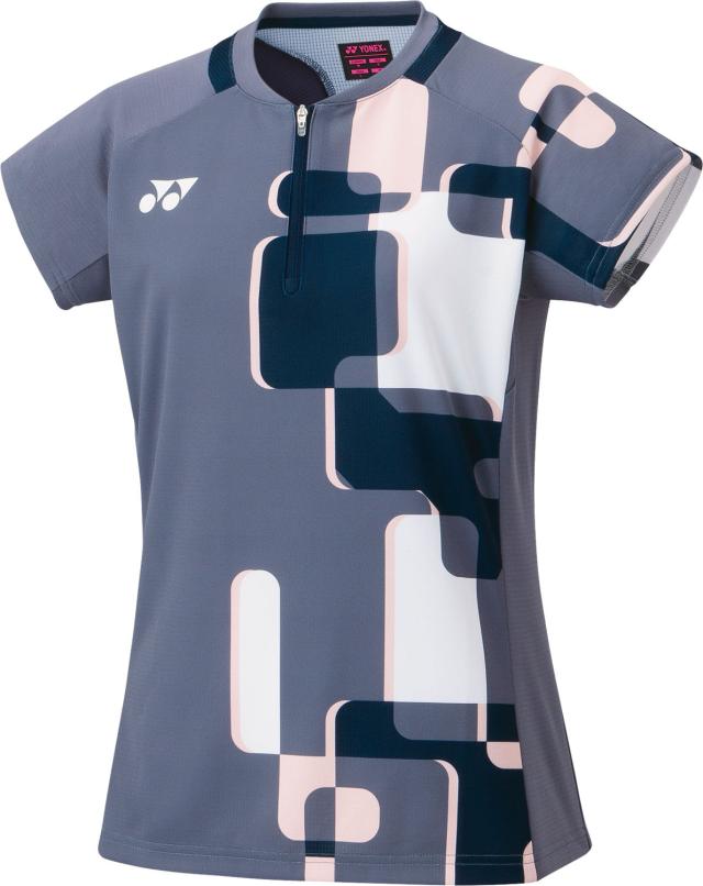 YONEX （ヨネックス） バドミントン ゲームシャツ・パンツ ウィメンズゲームシャツ 【ライラックグレー】 20856 811 ゲームシャツウィメンズ ショートスリーブ レディース 女性用 グレー 灰 25FW {NP}