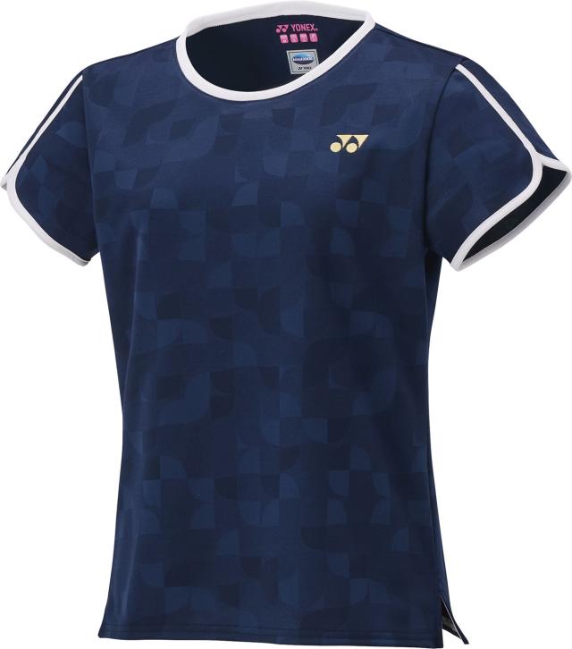 YONEX （ヨネックス） テニス ゲームシャツ・パンツ ウィメンズゲームシャツ 【ダークネイビー】 20899 554 ゲームシャツウィメンズ ショートスリーブ レディース 女性用 ネイビー 紺 25SS {NP}