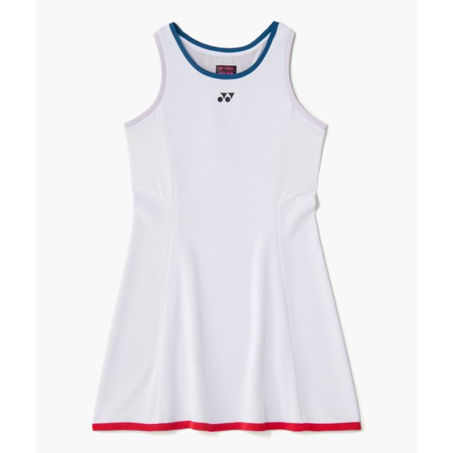 YONEX （ヨネックス） テニス ウェア2 ウィメンズワンピース 【ホワイト】 20938 011 ワンピース ワンピース レディース 女性用 ホワイト 白 26SS {NP}