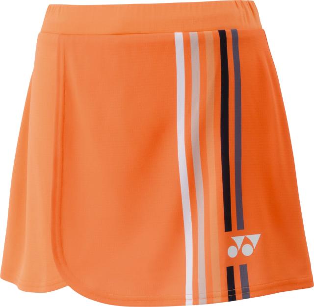 YONEX （ヨネックス） バドミントン ゲームシャツ・パンツ ウィメンズスカート(インナースパッツ付) 【ハイオレンジ】 26156 752 スコート スカート レディース 女性用 オレンジ 橙 25FW {NP}