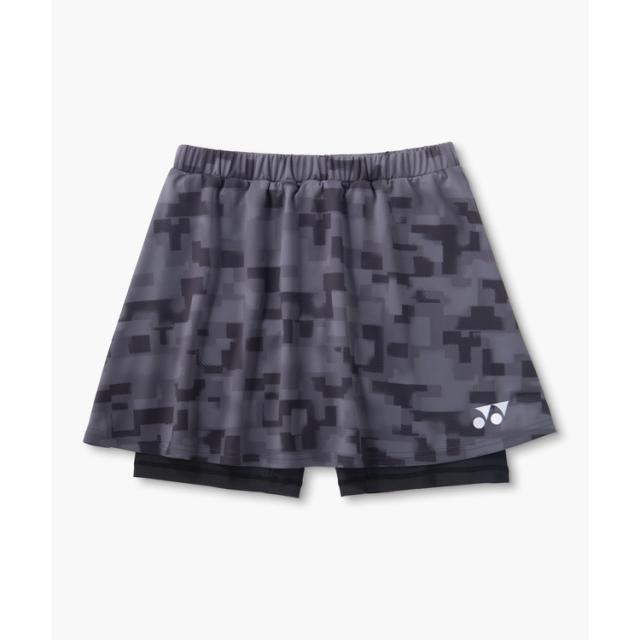 YONEX （ヨネックス） バドミントン ゲームシャツ・パンツ ウィメンズスカート（インナースパッツ付） 【アッシュグレー】 26208 313 スコート スカート レディース 女性用 グレー 灰 26SS {NP}