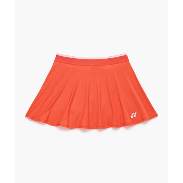YONEX （ヨネックス） テニス ゲームシャツ・パンツ ウィメンズスカート（インナースパッツ付） 【サイバーオレンジ】 26293 814 スコート スカート レディース 女性用 オレンジ 橙 26SS {NP}