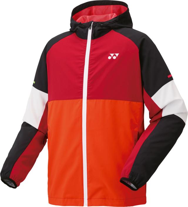 YONEX （ヨネックス） テニス トレーニングウェア ユニ裏地付ウォームアップパーカー 【サンセットオレンジ】 52016 436 ＷＵＰニットジャケット ジャケット メンズ・レディース 男性用・女性用 オレンジ 橙 25FW {SK}