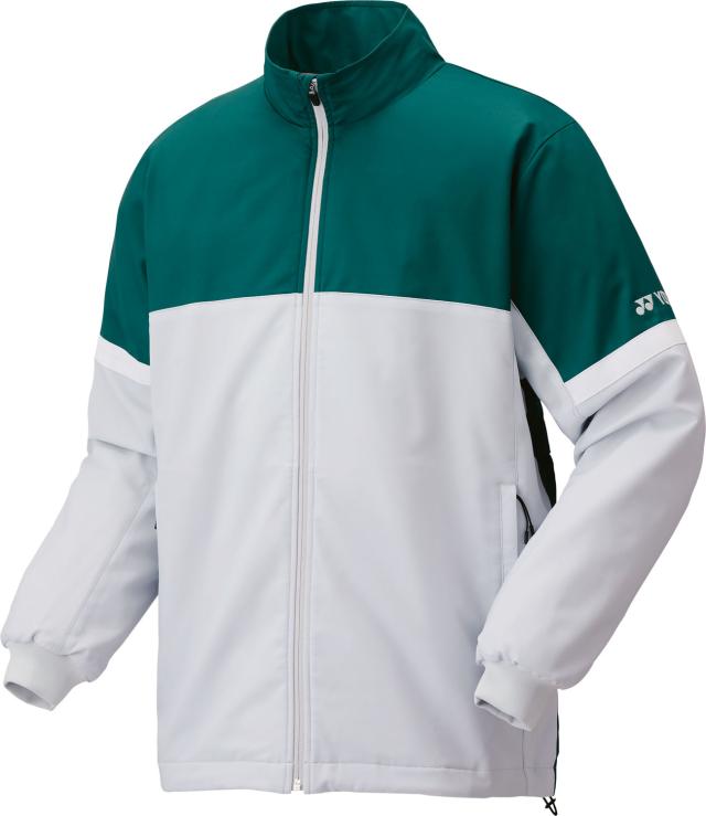 YONEX （ヨネックス） テニス ウインドウェア ユニ裏地付ウィンドウォーマーシャツ 【アイスグレー】 70104 326 ウォーマージャケット ジャケット メンズ・レディース 男性用・女性用 グレー 灰 25FW {SK}