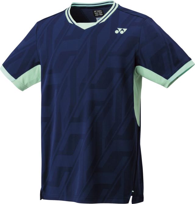 YONEX （ヨネックス） テニス ゲームシャツ・パンツ ユニゲームシャツ 【ダークネイビー】 10624 554 トレーニングシャツ ゲームウェア トップス ユニセックス 男性用・女性用 ネイビー 紺 25SS {NP}