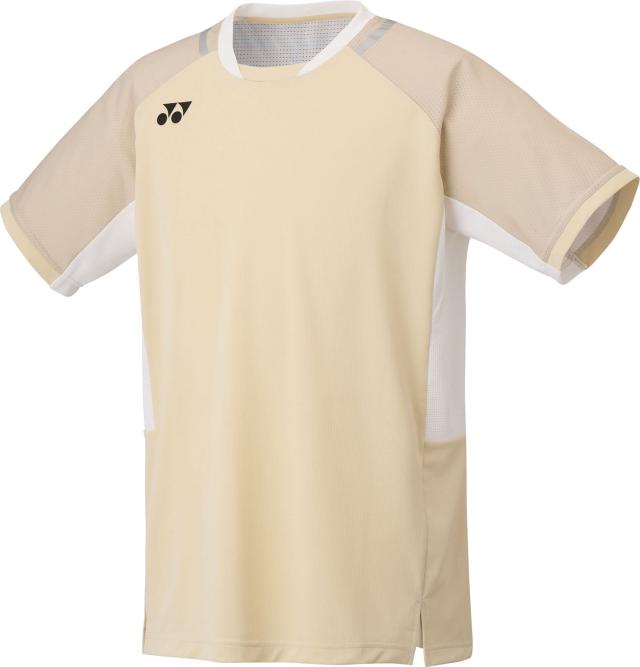 YONEX （ヨネックス） テニス ゲームシャツ・パンツ メンズゲームシャツ 【アイスベージュ】 10633 456 トレーニングシャツ ゲームウェア トップス メンズ 男性用 ベージュ 肌 25SS {NP}