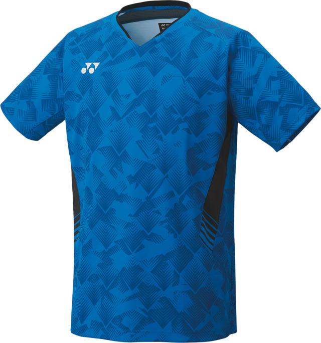 YONEX （ヨネックス） テニス ゲームシャツ・パンツ メンズゲームシャツ(フィットスタイル) 【ブルー】 10656 002 トレーニングシャツ ゲームウェア トップス メンズ 男性用 ブルー 青 24FW {NP}