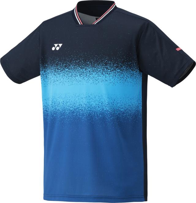 YONEX （ヨネックス） テニス ゲームシャツ・パンツ メンズゲームシャツ(フィットスタイル) 【スカイブルー】 10697 018 トレーニングシャツ ゲームウェア トップス メンズ 男性用 ブルー 青 24FW {NP}