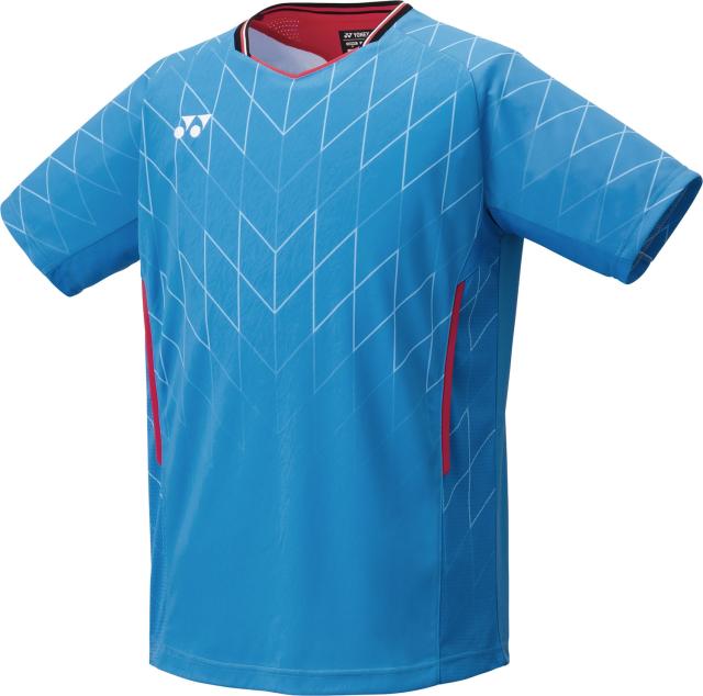 YONEX （ヨネックス） テニス ゲームシャツ・パンツ メンズゲームシャツ(フィットスタイル) 【セルリアンブルー】 10698 449 トレーニングシャツ ゲームウェア トップス メンズ 男性用 ブルー 青 25SS {NP}