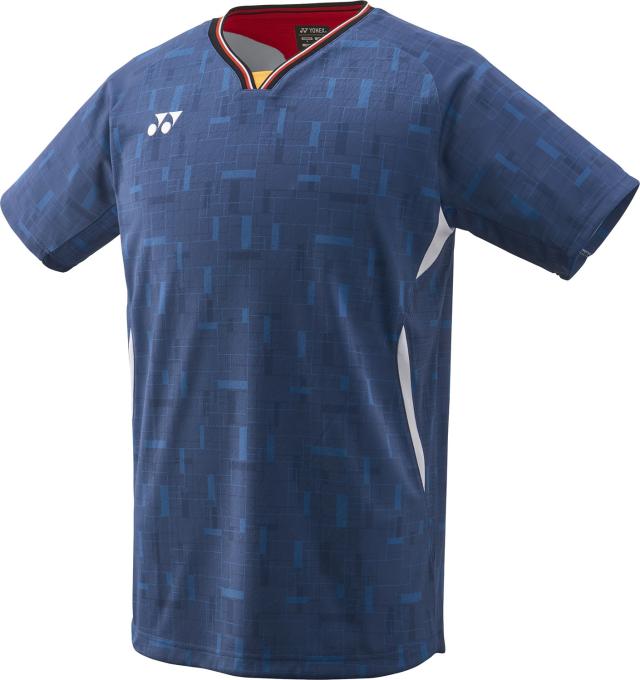 YONEX （ヨネックス） テニス ゲームシャツ・パンツ メンズゲームシャツ(フィットスタイル) 【デニムネイビー】 10700 629 トレーニングシャツ ゲームウェア トップス メンズ 男性用 ネイビー 紺 25SS {NP}