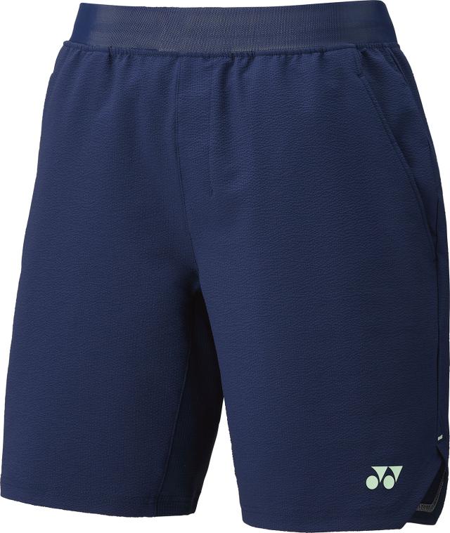 YONEX （ヨネックス） テニス ゲームシャツ・パンツ ユニハーフパンツ 【ダークネイビー】 15196 554 ゲームパンツ ゲームウェア ボトムス ユニセックス 男性用・女性用 ネイビー 紺 25SS {NP}