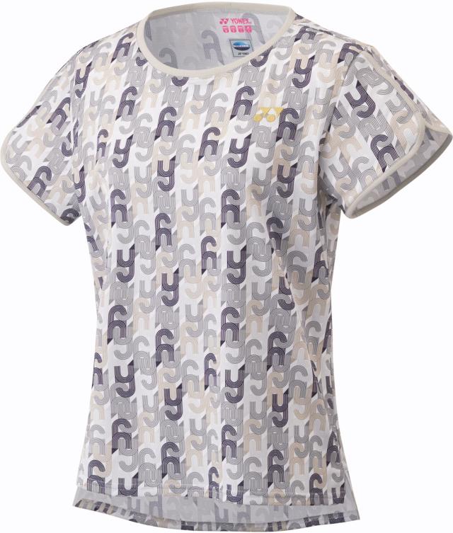 YONEX （ヨネックス） テニス ゲームシャツ・パンツ ウィメンズゲームシャツ 【サンドグレー】 20795 464 トレーニングシャツ ゲームウェア トップス レディース 女性用 グレー 灰 2023 {NP}