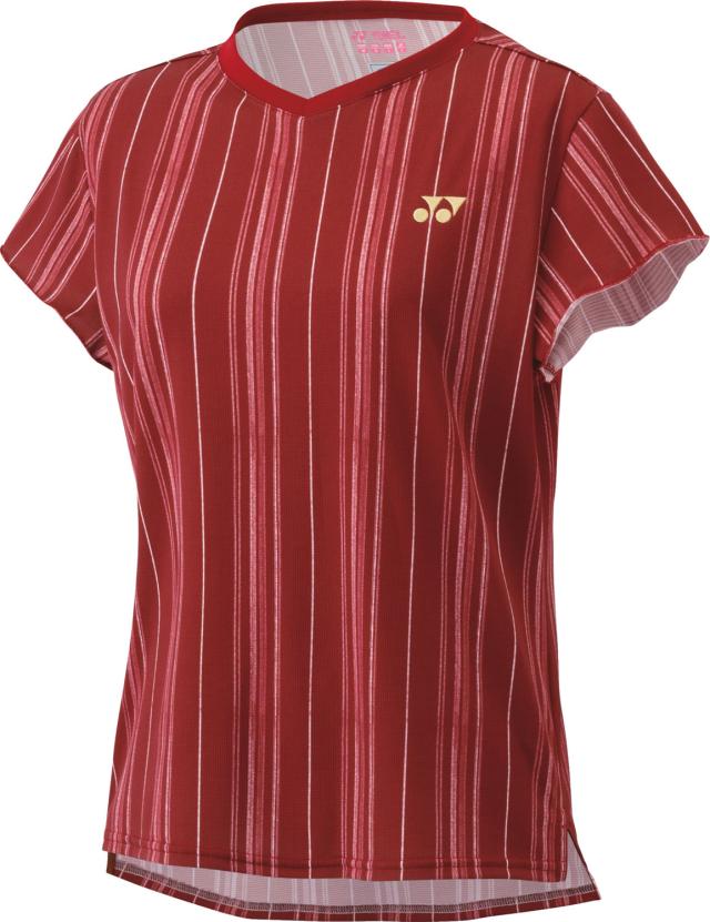 YONEX （ヨネックス） テニス ゲームシャツ・パンツ ウィメンズゲームシャツ 【ボルドー】 20799 387 トレーニングシャツ ゲームウェア トップス レディース 女性用 ワインレッド 赤 紫 2023 {NP}