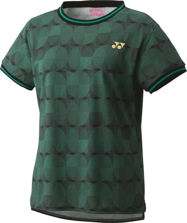 YONEX （ヨネックス） テニス ゲームシャツ・パンツ ウィメンズゲームシャツ 【リーフグリーン】 20806 455 トレーニングシャツ ゲームウェア トップス レディース 女性用 グリーン 緑 24FW {NP}