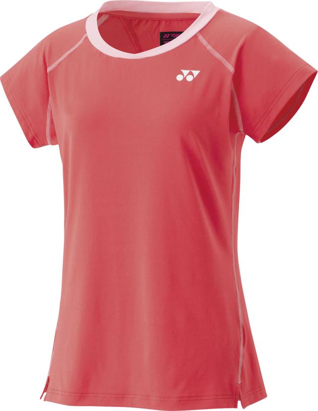 YONEX （ヨネックス） テニス ゲームシャツ・パンツ ウィメンズゲームシャツ 【コーラルレッド】 20839 475 トレーニングシャツ ゲームウェア トップス レディース 女性用 レッド 赤 25SS {NP}
