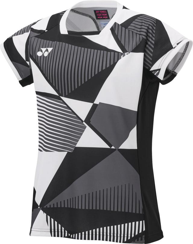 YONEX （ヨネックス） テニス ゲームシャツ・パンツ ウィメンズゲームシャツ 【ブラック】 20850 007 トレーニングシャツ ゲームウェア トップス レディース 女性用 ブラック 黒 25SS {NP}