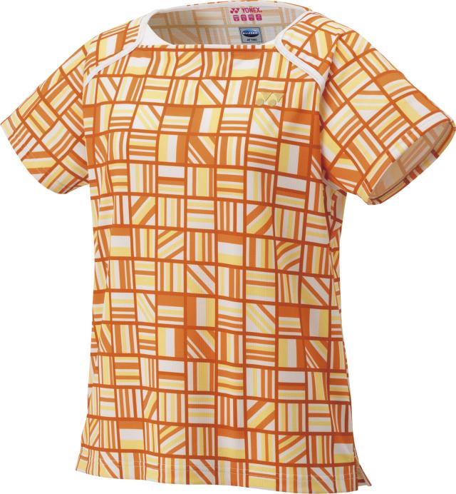 YONEX （ヨネックス） テニス ゲームシャツ・パンツ ウィメンズゲームシャツ 【ファインオレンジ】 20896 428 トレーニングシャツ ゲームウェア トップス レディース 女性用 マルチカラー 橙 25SS {NP}