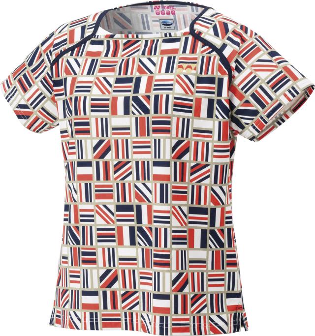 YONEX （ヨネックス） テニス ゲームシャツ・パンツ ウィメンズゲームシャツ 【コーラルレッド】 20896 475 トレーニングシャツ ゲームウェア トップス レディース 女性用 マルチカラー 赤 25SS {NP}