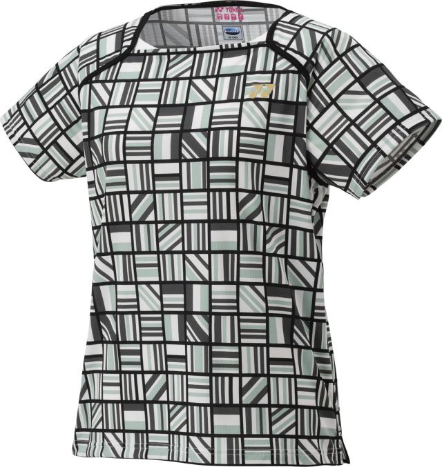 YONEX （ヨネックス） テニス ゲームシャツ・パンツ ウィメンズゲームシャツ 【スモークミント】 20896 647 トレーニングシャツ ゲームウェア トップス レディース 女性用 マルチカラー 緑 25SS {NP}