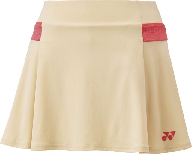 YONEX （ヨネックス） テニス スラックス・スカート ウィメンズスカート(インナースパッツ付) 【アイスベージュ】 26145 456 スラックス・スカート スカート レディース 女性用 ベージュ 肌 25SS {NP}