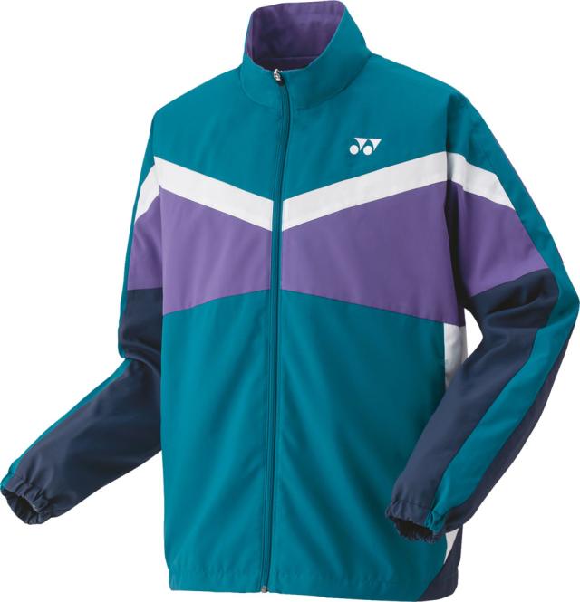 YONEX （ヨネックス） テニス トレーニングウェア 裏地付ウォームアップシャツ(フィットスタイル) 【ティールブルー】 50143 817 ＷＵＰニットジャケット ジャケット ユニセックス 男性用・女性用 ブルー 青 2023 {NP}