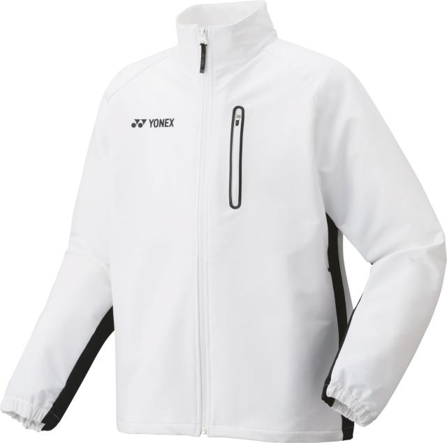 YONEX （ヨネックス） テニス トレーニングウェア メンズウォームアップシャツ 【ホワイト】 50148 011 ＷＵＰニットジャケット ジャケット メンズ 男性用 ホワイト 白 24FW {NP}
