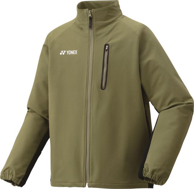 YONEX （ヨネックス） テニス トレーニングウェア メンズウォームアップシャツ 【ライトオリーブ】 50148 324 ＷＵＰニットジャケット ジャケット メンズ 男性用 カーキグリーン 緑 24FW {NP}