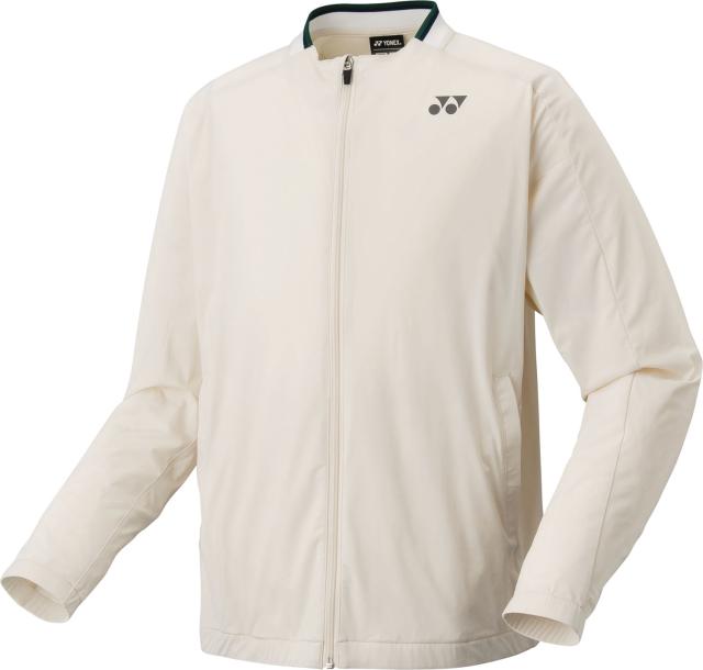 YONEX （ヨネックス） テニス トレーニングウェア ユニウォームアップシャツ(フィットスタイル) 【ナチュラル】 50168 206 ＷＵＰニットジャケット ジャケット ユニセックス 男性用・女性用 ホワイト 白 25SS {NP}
