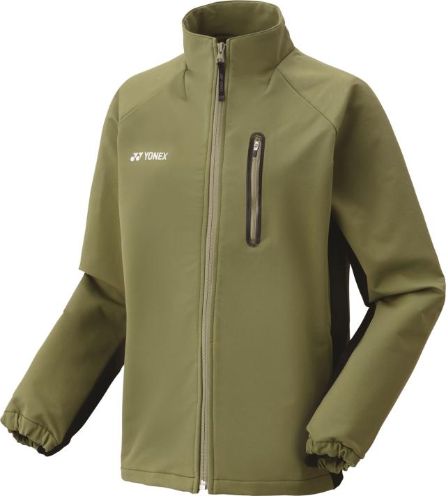 YONEX （ヨネックス） テニス トレーニングウェア ウィメンズウォームアップシャツ 【ライトオリーブ】 57083 324 トレーニングシャツ ジャケット レディース 女性用 カーキグリーン 緑 24FW {NP}