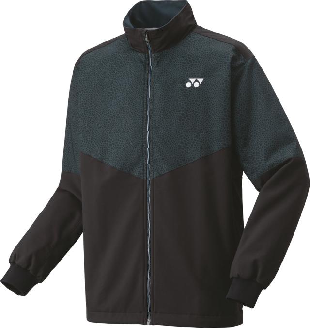 YONEX （ヨネックス） テニス ウインドウェア ユニ裏地付ウィンドウォーマーシャツ 【ブラック】 70099 007 ウォーマージャケット ジャケット ユニセックス 男性用・女性用 ブラック 黒 24FW {SK}