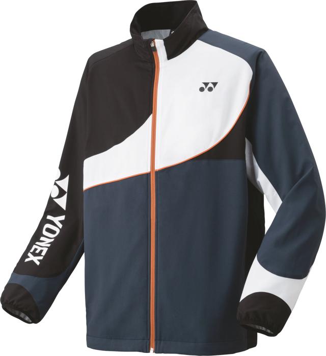 YONEX （ヨネックス） テニス ウインドウェア ユニ裏地付ウィンドウォーマーシャツ 【ネイビー】 70100 277 ウォーマージャケット ウィンドブレーカー ユニセックス 男性用・女性用 ネイビー 紺 2024 {SK}