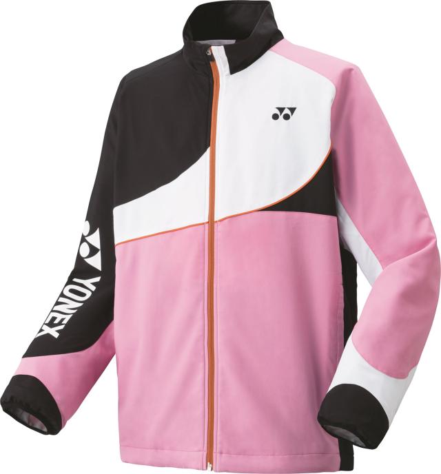 YONEX （ヨネックス） テニス ウインドウェア ユニ裏地付ウィンドウォーマーシャツ 【ピンク】 70100 663 ウォーマージャケット ウィンドブレーカー ユニセックス 男性用・女性用 ピンク 桃 2024 {SK}
