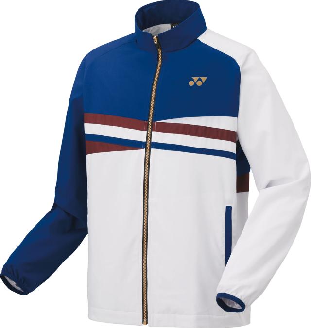 YONEX （ヨネックス） テニス ウインドウェア ユニ裏地付ウィンドウォーマーシャツ(フィットスタイル) 【ネイビー】 70101 512 ウォーマージャケット ウィンドブレーカー ユニセックス 男性用・女性用 ネイビー 紺 2024 {SK} ≪TEAM≫