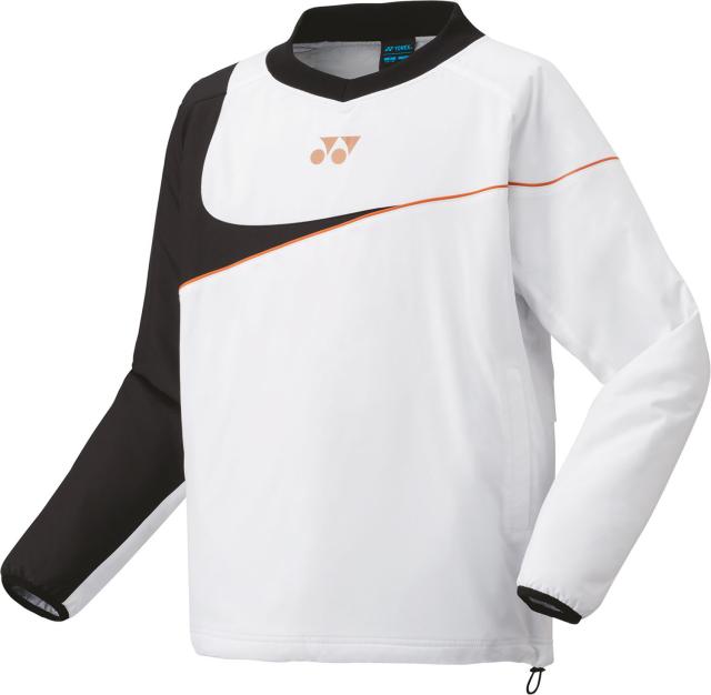 YONEX （ヨネックス） テニス ウインドウェア ジュニア中綿Vブレーカー 【ホワイト】 90091J011 011 中綿ジャケット ブレーカー ジュニア キッズ 子供用 ホワイト 白 24FW {SK}