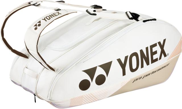 YONEX （ヨネックス） テニス バッグ ラケットバッグ9(テニス9本用) 【ベージュ】 BAG2402N 194 ラケットバッグ ラケットバッグ ユニセックス 男性用・女性用 ベージュ 肌 24FW {SK}
