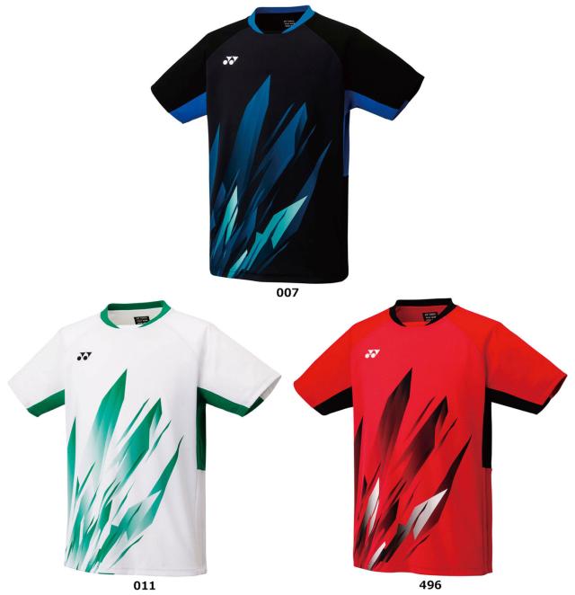 YONEX （ヨネックス） テニス ゲームシャツ・パンツ メンズゲームシャツ(フィットスタイル) 【ブラック】 10668 007 ゲームシャツメンズ ゲームシャツ メンズ 男性用 ブラック 黒 25SS {NP}_1